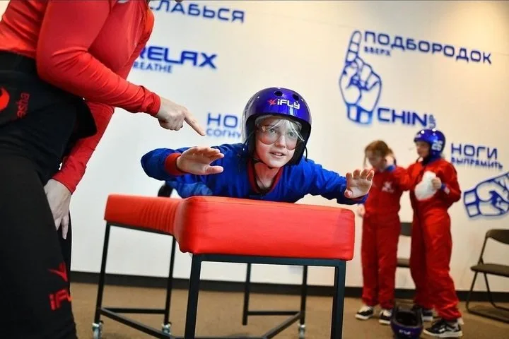 Полет в аэротрубе для детей