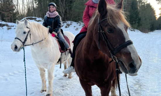 Прогулка верхом в сопровождении инструктора в Green Ranch. 60 минут - 1 человек