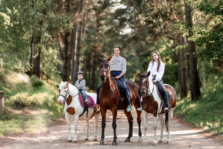 Семейная прогулка на лошадях в Green Ranch: специальное предложение сентября