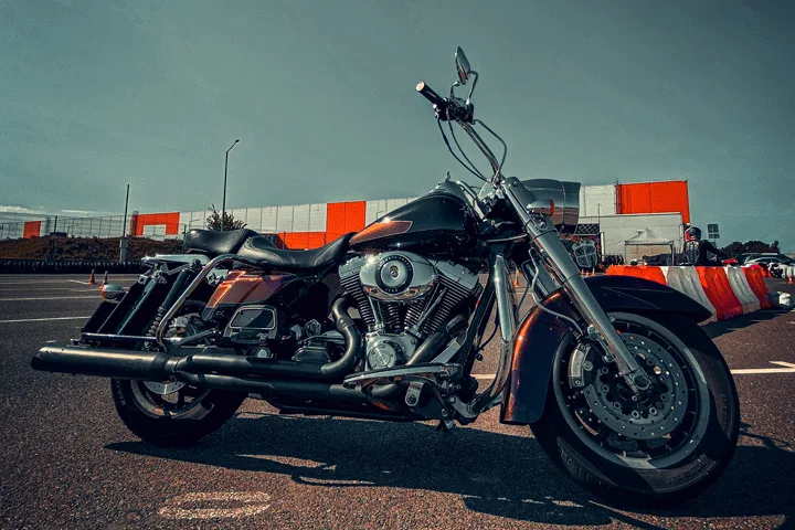Контраварийный мастер-класс на Harley-Davidson