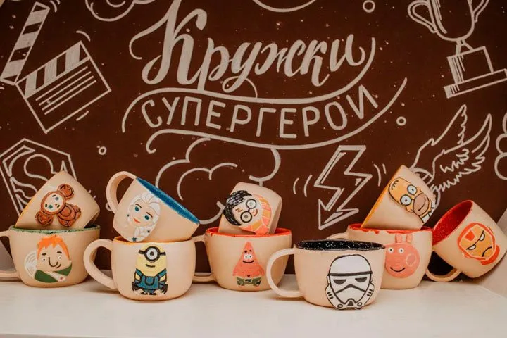 Кружка с любимым Супергероем: гончарный мастер-класс