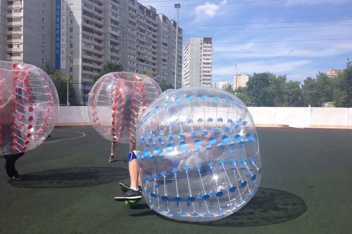 Выездной бампербол — забавная игра в шарах
