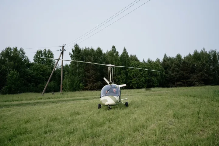 Полет мечты на гироплане