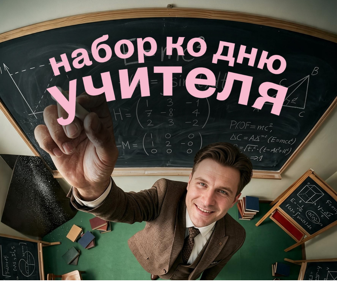 Подарочный набор ко дню учителя уже с упаковкой