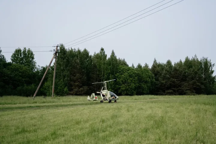 Полет мечты на гироплане