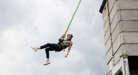 Ropejumping — прыжки для экстремалов и смельчаков. Роупджампинг. 2 прыжка + прыжок вдвоем c высоты 30 метров (2 человека).