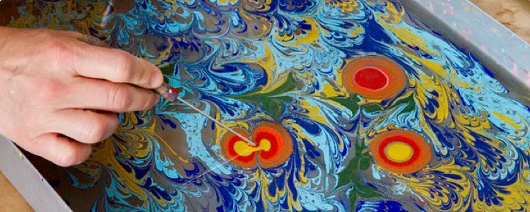 Техника эбру: рисование на воде. Техника эбру: рисование на воде.
