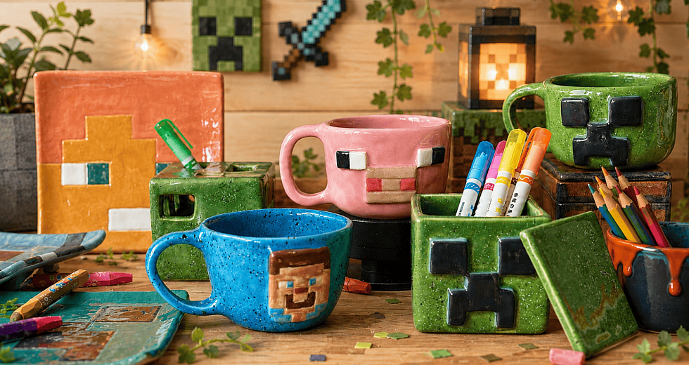 Курс по лепке из глины для детей «Minecraft. Level Up!»