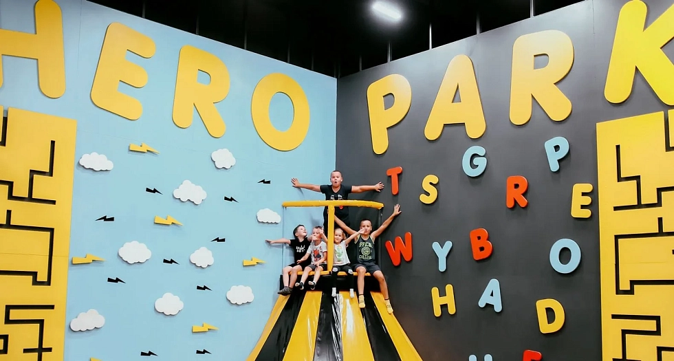 Прыжки на батутах в Hero Park