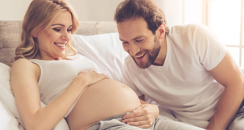 Занятие в школе для будущих родителей