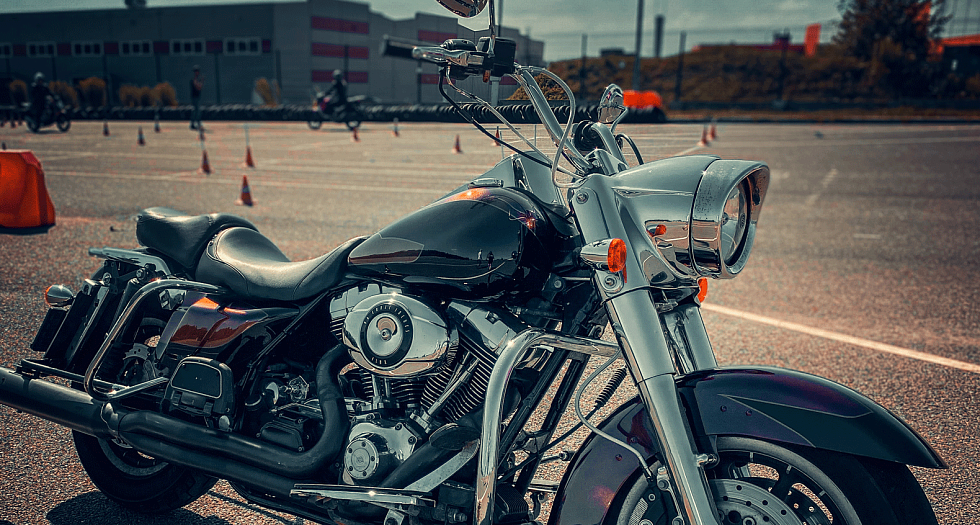 Контраварийный мастер-класс на Harley-Davidson
